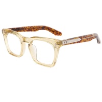 Montures de lunettes carrées en acétate colorées de haute qualité, style vintage, lunettes optiques tendance, Ochki Gafas Anteojos Oculos Lunettes