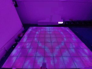 Luz de fiesta de boda inalámbrica magnética 64 píxeles Led vídeo de baile Led pista de baile - Product Image 3