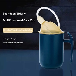 Leakproof Feeding Cup with Lid & Straw for Bedridden Patients, Paralyzed Elderly - Product Image 4
