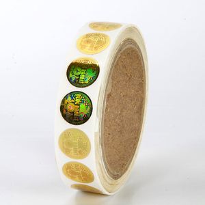 Rollo de Etiquetas Adhesivas de Material PET Holográfico con Código QR Anti-Falsificación Personalizado - Product Image 6