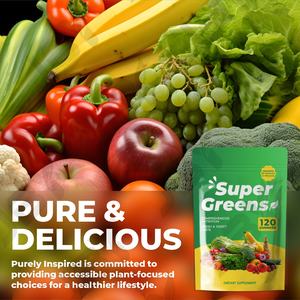 JBY 超级绿食软糖，含超级绿叶混合物、维生素 C、锌、益生菌 - 有机、纯素、低脂、无麸质 - Product Image 2