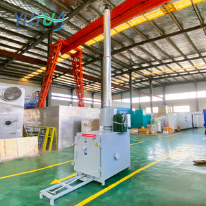 Control de olores de acero inoxidable al mejor <span class=keywords><strong>precio</strong></span>, sin humo, 100Kg por hora, incinerador económico de residuos de pollo muerto para granja de mascotas - Product Image 2