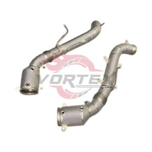 ท่อแคทดาวน์ไพพ์แบบไหลสูง Vortex 304 สำหรับ McLaren 600LT 650S 675LT 570S MP4-12C ปี 2011–2023 พร้อมแผ่นกันความร้อน ไม่แสดงไฟเตือน Check Engine - Product Image 4