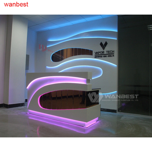 Mobilier <span class=keywords><strong>de</strong></span> bureau design moderne Table <span class=keywords><strong>de</strong></span> comptoir avant Bureau <span class=keywords><strong>de</strong></span> réception haut <span class=keywords><strong>de</strong></span> gamme pour salon et spa - Product Image 4