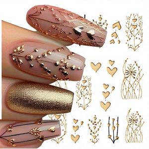 อุปกรณ์ทำเล็บ กันน้ำ ติดทนนาน 16 ชิ้น สติ๊กเกอร์ติดเล็บ ปลอดสารพิษ เป็นมิตรกับสิ่งแวดล้อม ดีไซน์ลายจุด สติ๊กเกอร์ตกแต่งเล็บ - Product Image 1