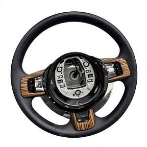 Conjunto de Volante de Cuero Negro Púrpura, Apto para Volante de Rolls Royce Phantom y Rolls Royce Ghost, Mejora del Interior - Product Image 1
