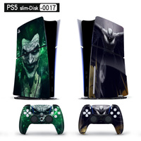 Nouvel autocollant de peau d'ensemble complet personnalisé pour couverture de décalque de peau de vinyle mince de PS5 pour la Console et le contrôleur minces de PS5
