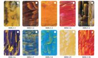Feuilles acryliques à motif personnalisé avec texture artisanale en Pmma, service de découpe de paillettes en acétate
