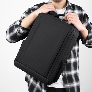 Siyah büyük unisex serin anti-hırsızlık bagpack seyahat eğlence dizüstü su geçirmez anti hırsızlık sırt çantası ile usb şarj portu - Product Image 4