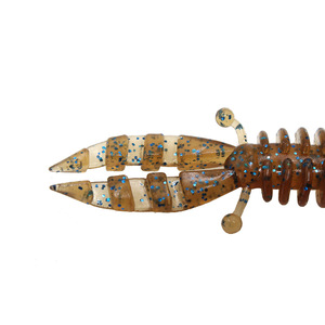 Señuelo de camarón de PVC blando <span class=keywords><strong>Hessen</strong></span> de 5.5cm y 1.5g, señuelo de hundimiento para trucha, lubina, bagre, lucioperca, marlín - Uso en agua dulce y salada - Product Image 6