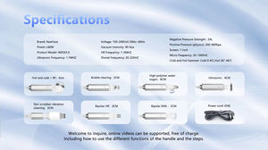 Máquina Multifuncional 8 en 1 para Análisis de Piel Inteligente con Analizador de Piel y Martillo Frío/Caliente para Spa - Product Image 6