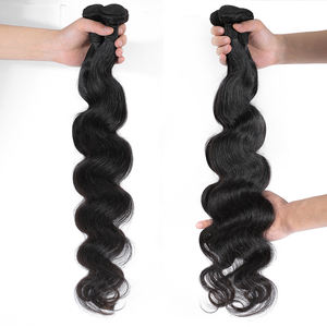 人头马头发天然延伸，批发未加工的原始印度头发，许昌中国1件巴西头发可接受 - Product Image 2