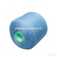 High Quality 100% Spun Polyester Yarn 60/2 Raw White High Tenacity Eco-Friendly Customizable Twist Sewing Yarn Bulk