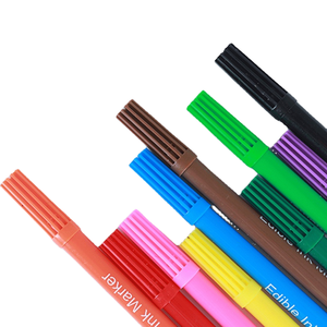 Set di 2 Penne Coloranti Riutilizzabili in Plastica Non Tossica a Doppia Punta <span class=keywords><strong>per</strong></span> Disegno, Decorazione <span class=keywords><strong>Torte</strong></span>, Glassatura e Fondente - Product Image 3