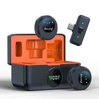 Nouveau microphone cravate sans fil 2,4 G à condensateur Type-C SX30, portée 20 m, pour téléphone, fixation par clip – Micro professionnel pour la création de contenu