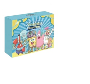 Nuove Carte da Gioco SpongeBob SquarePants, Scatola Misteriosa con Carte da Collezione Rara <span class=keywords><strong>di</strong></span> Personaggi Anime, Giocattoli per Bambini - Product Image 1
