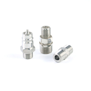 Raccord rapide hydraulique à double extrémité non standard Kingston, en acier inoxydable 304, raccords haute pression - Product Image 1