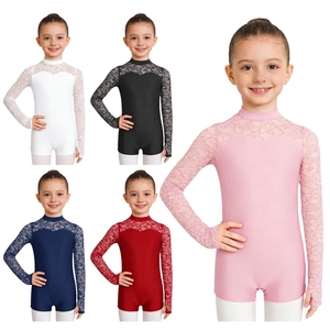 Trajes de Baile de Moda para Niñas de 6 a 16 Años, Mono de Gimnasia para Actuaciones y Competiciones de Baile Latino y de Salón - Product Image 1