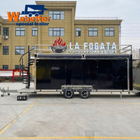 Camion de restauration mobile Webetter, bar à café, traiteur, entièrement équipé, crème glacée, hot-dogs, pizza, camion de restauration rapide avec cuisine complète
