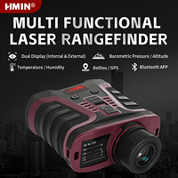 Télémètre laser industriel longue portée 5000m 8x32mm étanche IP67 avec double écran OLED pour la chasse, le golf et les relevés sur le terrain