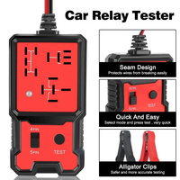 Probador de relé de coche Universal de 12V, probador de relé automotriz electrónico para comprobador de batería de coche, Analizador de alternador, herramienta de diagnóstico