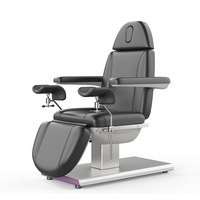 Chaise d'examen médicale SPA avec repose-pieds, cadre en métal durable, confort électrique réglable en hauteur, pour la chambre à coucher, Mt Cantara