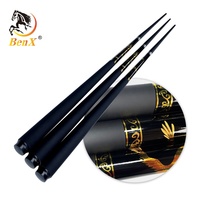 Queue de billard BenX en fibre de carbone 1/2, 13 mm, graphite, best-seller, noire