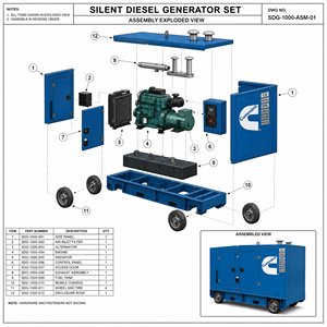 เครื่องกำเนิดไฟฟ้าดีเซลได้รับการรับรองมาตรฐาน CE&ISO ขนาด 10KW-1500KW 100kVA 200kVA 300kVA 600kVA 800kVA 1200kVA แบบเงียบ ราคาขาย - Product Image 6