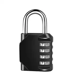 High security luggage travel lock anti-theft anti-rust 40mm 4 digit combination padlock