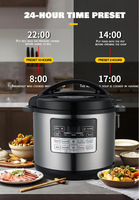 Cuisinière à pression électrique commerciale de grande capacité 12 litres, haute qualité, pot à pression intelligent 12L