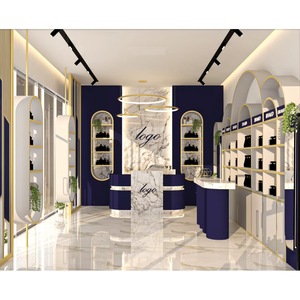 Perfume Cosmetics Skincare Shop Showcase Interior Design Full Room Customization Fragrance Store Display Racks Decoration - Product Image 1