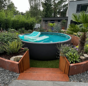 Novedades DWF I Poo Go Piscina Inflable Sobre Suelo, Crea un Ambiente Inspirado en un Resort Privado, Atractivo Estilo de Vida al Aire Libre - Product Image 3