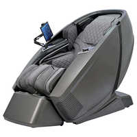 Fauteuil inclinable électrique intelligent de luxe pliable pour la maison, avec chauffage intégral, technologie 3D Robot Hand, rail SL, zéro gravité, toucher humain 4D et infrarouge