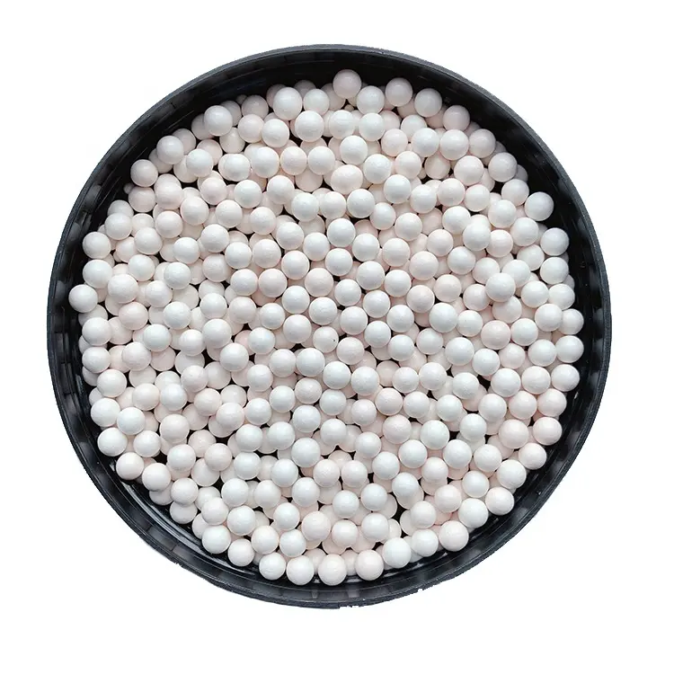 1mm applicazione ceramica industriale perline in ceramica silicato di zirconio ZrO2 perline zro2 sfera ceramica 65% 45% 20%