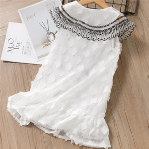 Robe de Princesse Blanche pour Filles, Enfants, Mariage, avec Dentelle, pour 6 Ans, Vente en Gros en Chine - Product Image 3