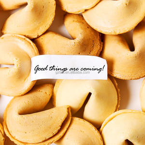 Boîte cadeau d'entreprise avec logo personnalisé, biscuits à message inspirant, biscuits de la fortune au matcha - Product Image 5