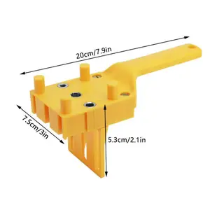 6/8/10mm Self Centering Dowelling Jig Metric Dowel Drilling Tools for Woodworking Joinery Punch Locator