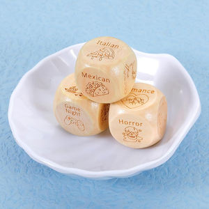 Cadeaux en bois personnalisés quoi regarder décision pour le film <span class=keywords><strong>dés</strong></span> date nuit nourriture cube <span class=keywords><strong>jeu</strong></span> à emporter vilain <span class=keywords><strong>dés</strong></span> - Product Image 5
