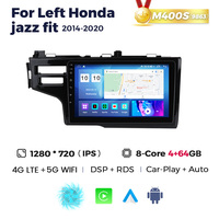MEKEDE MS android voiture multimédia autoradio système audio de voiture pour Honda jazz fit 2014-2020 support SWC BT