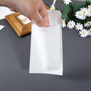 Tùy Chỉnh Màu Sắc Mờ Sáp 18Mm Màu Hồng Trắng Có Thể Tái Chế Fsc Thiết Kế Logo Tự Dính Giấy Baggies A4 Glassine Túi Cho Quần Áo - Product Image 2