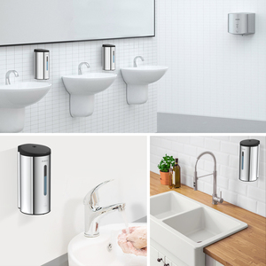 AK1205 <strong>Soap</strong> <strong>Dispenser</strong> Wall Mount Hotel Commercial Stainless Steel <strong>Automatic</strong> <strong>Soap</strong> <strong>Dispenser</strong> Black China <strong>Soap</strong> <strong>Dispenser</strong> Wholesale - Product Image 5