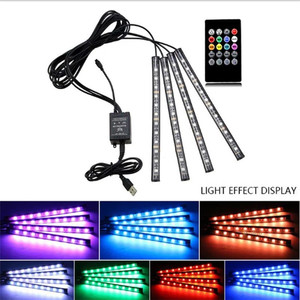 RGB Strip Light <span class=keywords><strong>5050</strong></span> SMD โคมไฟสร้างบรรยากาศภายในรถ,<span class=keywords><strong>ไฟ</strong></span> Led เชื่อมต่อสาย USB 5V DC - Product Image 2