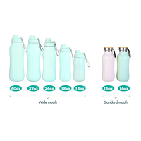 Offre Spéciale 2025 – Gourde Sportive Isotherme en Acier Inoxydable 304, Forme Citrouille, avec Logo Personnalisé, Sans BPA et Couvercle Anti-Fuite