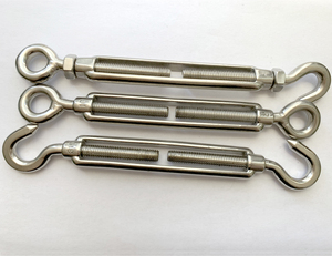 Parasole vela Hardware per il serraggio in metallo cavo filo acciaio inossidabile pesante Din1480 corpo aperto tenditore a vite - Product Image 4