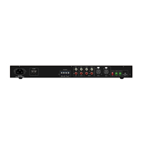 Amplificateur de mixage de classe D FYB 1U 240W Amplificateur professionnel avec USB Bluetooth FM SD Déclencheur d'alarme EMC
