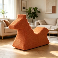 Sofá Infantil con Forma de Animal, Moderno y de Lujo, Personalizado, Esponja Comprimida 30D, Muebles Infantiles para Sala de Juegos, Venta Directa de Fábrica