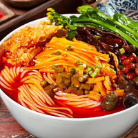 HONGSHANHE Halal 2.5L 4 Botol Minyak Cabai Merah Pedas Komersial Bumbu Wangi untuk Hidangan Dingin, Mie, Tumis, Grosir