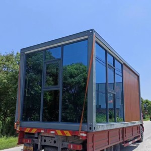 Contenedor de Montaje Rápido con Panel Sándwich de Acero Galvanizado de Gran Tamaño, <span class=keywords><strong>Vista</strong></span> Panorámica, Características Impermeables/Antiviento para Observación - Product Image 4