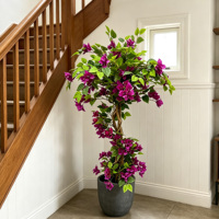 Arbre artificiel de bougainvillier en gros, bonsaï à haute simulation florale pour la décoration intérieure, les mariages et les événements