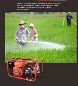 Портативный 7.5hp 4-тактный садовый сельскохозяйственный распылитель высокой производительности сельскохозяйственный бензин мощность три 22 мм водонапорная рама типа - Product Image 5
